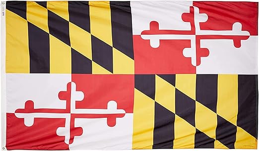 Annin Flagmakers Maryland State Flag USA-Made to Official State Design Specifications, 5 x 8 Feet (Model 142380)